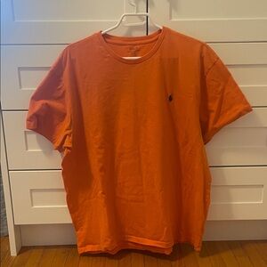 Polo Ralph Lauren Orange Crewneck T-Shirt Classic Pony Logo